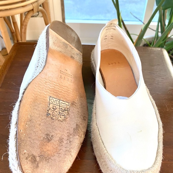 FEIT Handsewn Ballet Flat Espadrille Size 7/37 - Picture 8 of 12